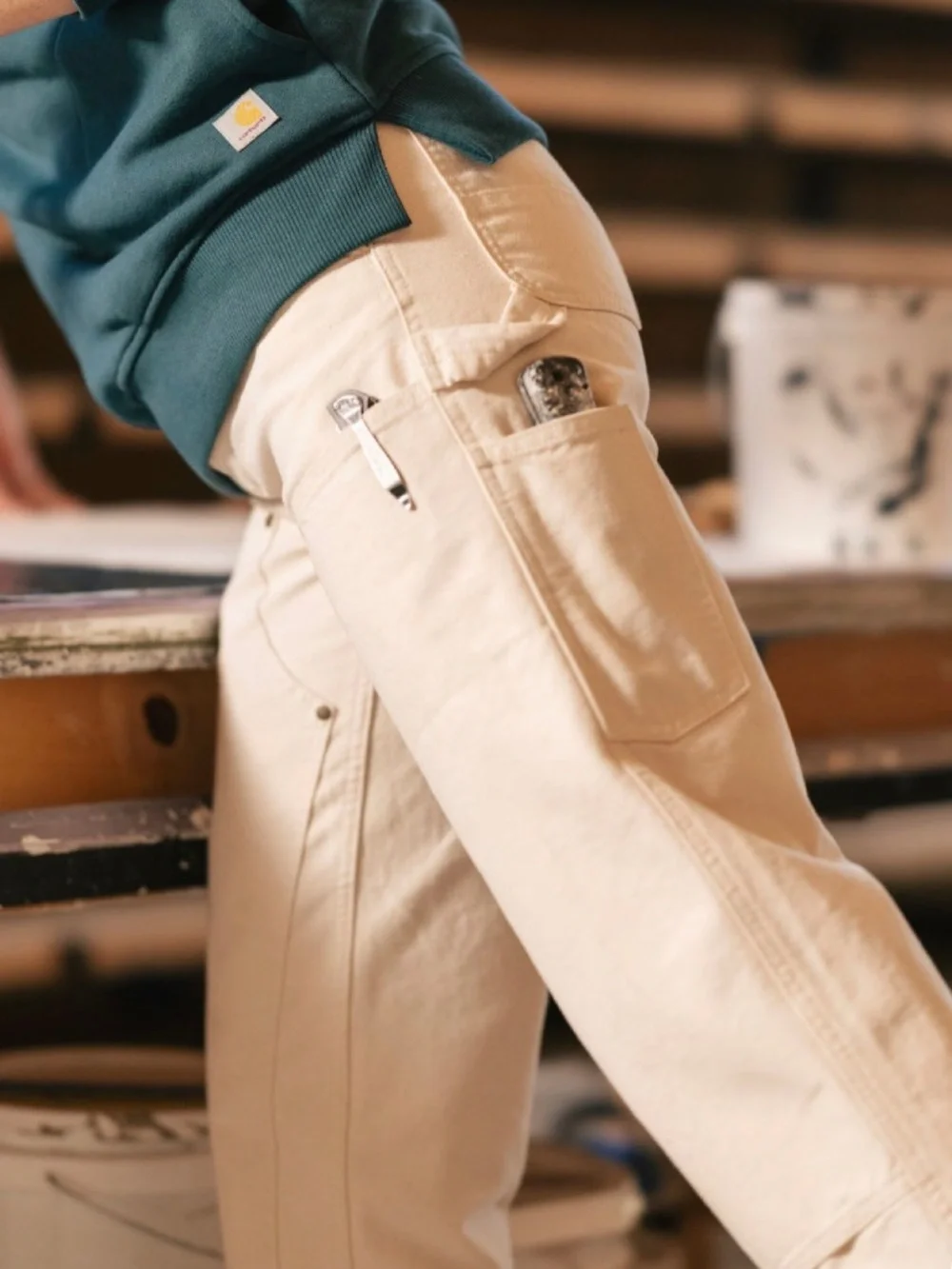Straight fit Carpenter pants
